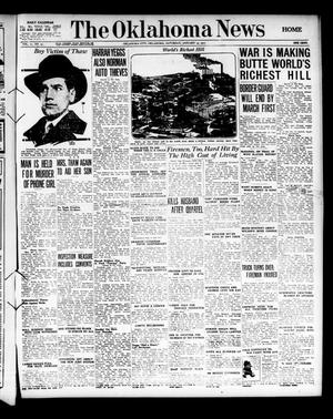 Primary view of The Oklahoma News (Oklahoma City, Okla.), Vol. 11, No. 91, Ed. 1 Saturday, January 13, 1917