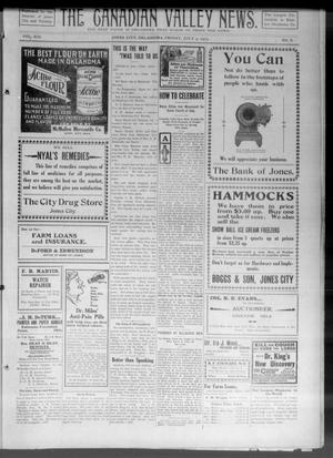 The Canadian Valley News. (Jones City, Okla.), Vol. 13, No. 8, Ed. 1 Friday, July 4, 1913