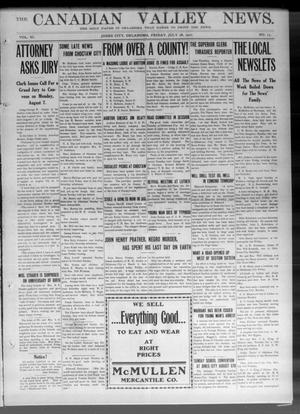 The Canadian Valley News. (Jones City, Okla.), Vol. 11, No. 11, Ed. 1 Friday, July 28, 1911