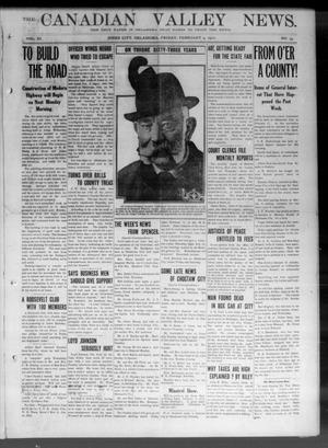 The Canadian Valley News. (Jones City, Okla.), Vol. 11, No. 39, Ed. 1 Friday, February 9, 1912