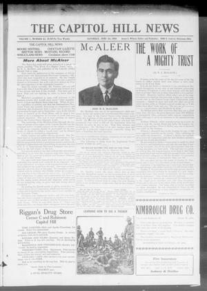 Primary view of object titled 'The Capitol Hill News (Oklahoma City, Okla.), Vol. 1, No. 23, Ed. 1 Saturday, June 24, 1916'.