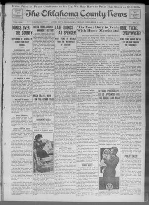 The Oklahoma County News (Jones City, Okla.), Vol. 16, No. 32, Ed. 1 Friday, December 8, 1916