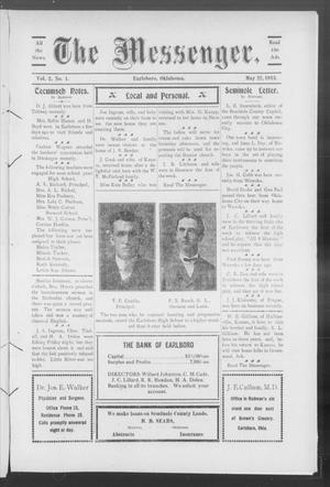 The Messenger. (Earlsboro, Okla.), Vol. 2, No. 1, Ed. 1 Thursday, May 22, 1913