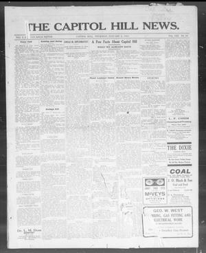 Primary view of object titled 'The Capitol Hill News. (Capitol Hill, Okla.), Vol. 8, No. 16, Ed. 1 Thursday, January 2, 1913'.