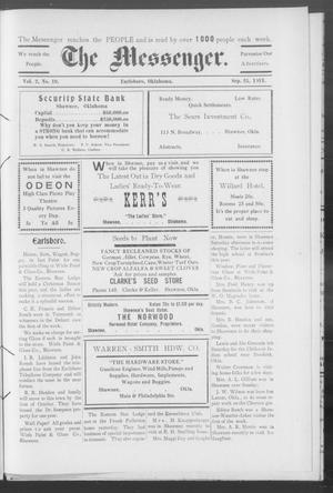 The Messenger. (Earlsboro, Okla.), Vol. 2, No. 19, Ed. 1 Thursday, September 25, 1913