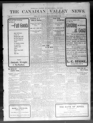 The Canadian Valley News. (Jones City, Okla.), Vol. 4, No. 18, Ed. 1 Friday, September 16, 1904