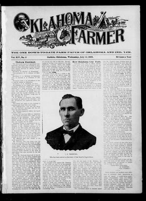 Oklahoma Farmer (Guthrie, Okla.), Vol. 14, No. 11, Ed. 1 Wednesday, July 12, 1905