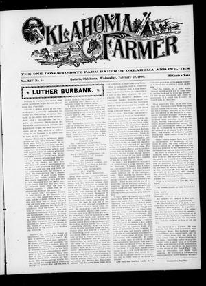 Oklahoma Farmer (Guthrie, Okla.), Vol. 14, No. 44, Ed. 1 Wednesday, February 28, 1906