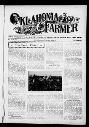 Oklahoma Farmer (Guthrie, Okla.), Vol. 15, No. 17, Ed. 1 Wednesday, August 22, 1906