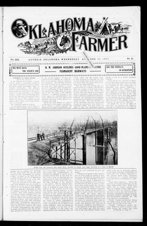 Primary view of object titled 'Oklahoma Farmer (Guthrie, Okla.), Vol. 18, No. 20, Ed. 1 Wednesday, October 13, 1909'.