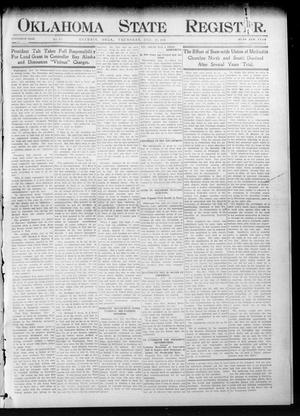 Oklahoma State Register. (Guthrie, Okla.), Vol. 20, No. 16, Ed. 1 Thursday, July 27, 1911