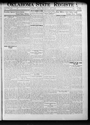 Oklahoma State Register. (Guthrie, Okla.), Vol. 21, No. 1, Ed. 1 Thursday, May 16, 1912