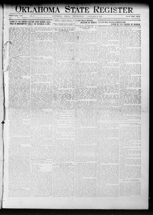 Oklahoma State Register. (Guthrie, Okla.), Vol. 21, No. 29, Ed. 1 Thursday, November 28, 1912