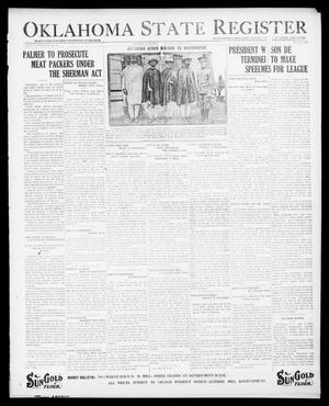 Oklahoma State Register (Guthrie, Okla.), Vol. 29, No. 15, Ed. 1 Thursday, August 7, 1919