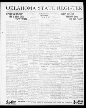 Oklahoma State Register (Guthrie, Okla.), Vol. 29, No. 18, Ed. 1 Thursday, August 28, 1919
