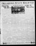 Thumbnail image of item number 1 in: 'Oklahoma State Register (Guthrie, Okla.), Vol. 29, No. 23, Ed. 1 Thursday, October 16, 1919'.