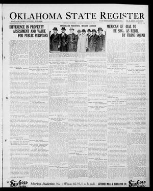 Oklahoma State Register (Guthrie, Okla.), Vol. 29, No. 29, Ed. 1 Thursday, November 27, 1919