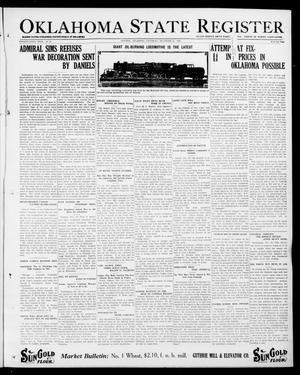 Oklahoma State Register (Guthrie, Okla.), Vol. 29, No. 33, Ed. 1 Thursday, December 25, 1919