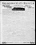 Newspaper: Oklahoma State Register (Guthrie, Okla.), Vol. 29, No. 33, Ed. 1 Thur…