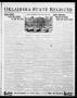Thumbnail image of item number 1 in: 'Oklahoma State Register (Guthrie, Okla.), Vol. 39, No. 28, Ed. 1 Thursday, May 27, 1920'.