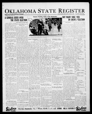 Oklahoma State Register (Guthrie, Okla.), Vol. 39, No. 37, Ed. 1 Thursday, August 5, 1920