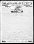 Thumbnail image of item number 1 in: 'Oklahoma State Register (Guthrie, Okla.), Vol. 39, No. 42, Ed. 1 Thursday, February 24, 1921'.
