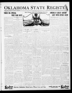 Oklahoma State Register (Guthrie, Okla.), Vol. 30, No. 17, Ed. 1 Thursday, August 25, 1921