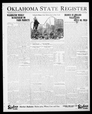 Oklahoma State Register (Guthrie, Okla.), Vol. 30, No. 23, Ed. 1 Thursday, October 6, 1921