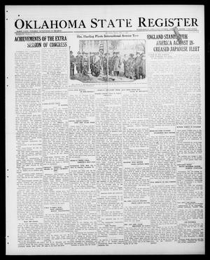 Oklahoma State Register (Guthrie, Okla.), Vol. 30, No. 25, Ed. 1 Thursday, December 1, 1921