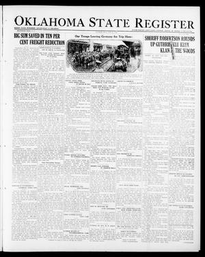 Oklahoma State Register (Guthrie, Okla.), Vol. 30, No. 3, Ed. 1 Thursday, May 25, 1922