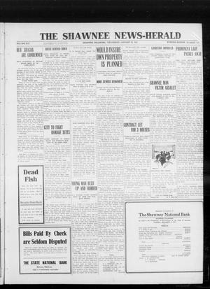 The Shawnee News-Herald (Shawnee, Okla.), Vol. 16, No. 160, Ed. 1 Wednesday, January 24, 1912