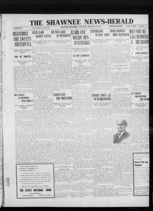 The Shawnee News-Herald (Shawnee, Okla.), Vol. 16, No. 183, Ed. 1 Thursday, February 22, 1912