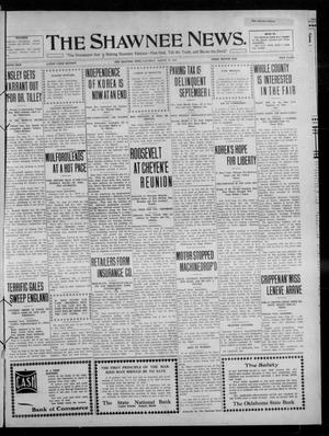 The Shawnee News. (Shawnee, Okla.), Vol. 15, No. 104, Ed. 1 Saturday, August 27, 1910