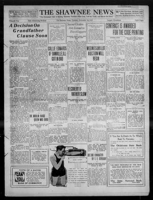 The Shawnee News (Shawnee, Okla.), Vol. 15, No. 158, Ed. 1 Tuesday, November 1, 1910