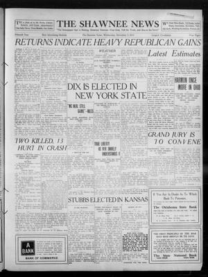 The Shawnee News (Shawnee, Okla.), Vol. 15, No. 165, Ed. 1 Wednesday, November 9, 1910