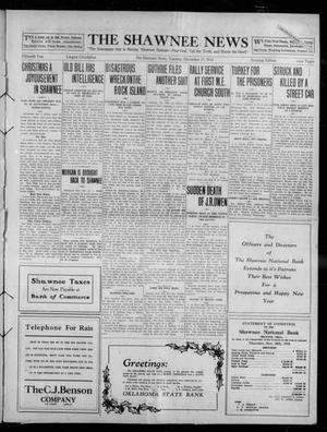 The Shawnee News (Shawnee, Okla.), Vol. 15, No. 204, Ed. 1 Tuesday, December 27, 1910