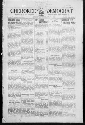 Cherokee County Democrat (Tahlequah, Okla.), Vol. 30, No. 17, Ed. 1 Wednesday, January 5, 1916