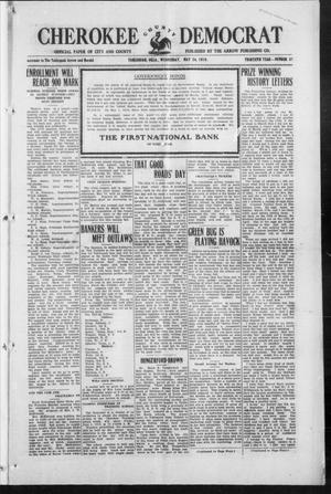 Primary view of object titled 'Cherokee County Democrat (Tahlequah, Okla.), Vol. 30, No. 37, Ed. 1 Wednesday, May 24, 1916'.
