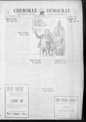 Cherokee County Democrat (Tahlequah, Okla.), Vol. 30, No. 49, Ed. 1 Wednesday, August 30, 1916