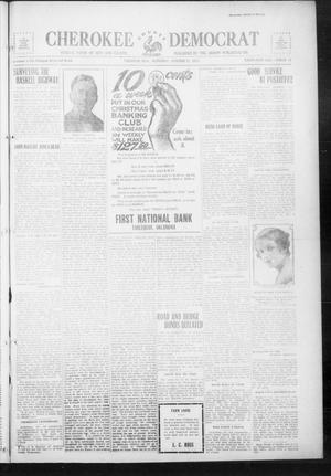 Primary view of object titled 'Cherokee County Democrat (Tahlequah, Okla.), Vol. 32, No. 15, Ed. 1 Wednesday, December 27, 1916'.
