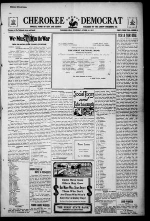 Cherokee County Democrat (Tahlequah, Okla.), Vol. 33, No. 4, Ed. 1 Wednesday, October 10, 1917
