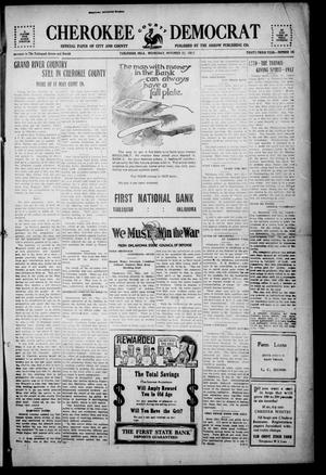 Cherokee County Democrat (Tahlequah, Okla.), Vol. 33, No. 10, Ed. 1 Wednesday, November 21, 1917
