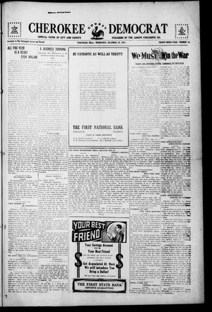 Cherokee County Democrat (Tahlequah, Okla.), Vol. 33, No. 14, Ed. 1 Wednesday, December 19, 1917