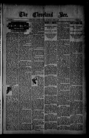 The Cleveland Bee. (Cleveland, Okla. Terr.), Vol. 3, No. 20, Ed. 1 Friday, June 4, 1897