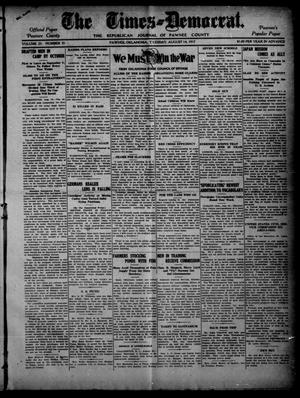 The Times--Democrat. (Pawnee, Okla.), Vol. 25, No. 51, Ed. 1 Tuesday, August 14, 1917