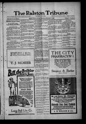 The Ralston Tribune (Ralston, Okla.), Vol. 5, No. 8, Ed. 1 Tuesday, December 7, 1920
