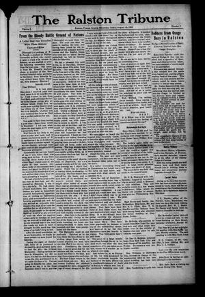 The Ralston Tribune (Ralston, Okla.), Vol. 1, No. 9, Ed. 1 Friday, August 18, 1916