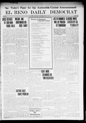 El Reno Daily Democrat (El Reno, Okla.), Vol. 22, No. 296, Ed. 1 Wednesday, April 2, 1913