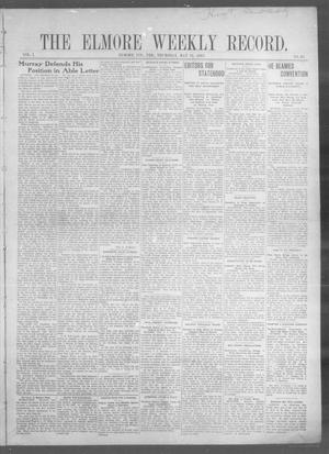 The Elmore Weekly Record. (Elmore, Indian Terr.), Vol. 1, No. 49, Ed. 1 Thursday, May 16, 1907
