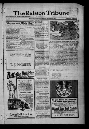 The Ralston Tribune (Ralston, Okla.), Vol. 5, No. 10, Ed. 1 Tuesday, December 21, 1920